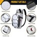 10L Large Full Reflective Waterproof Trunk Bag, Multifunctional Bicycle Ebike Back Seat Cargo Carrier with Shoulder Strap