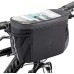 Bike Handlebar Insulated Bag, Bike Front Phone Bag Cooler Storage Pouch With TPU Touch Screen Insulation