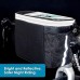 Bike Handlebar Insulated Bag, Bike Front Phone Bag Cooler Storage Pouch With TPU Touch Screen Insulation
