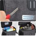 Bike Handlebar Bag,Large Bicycle Front Storage Pouch Bag,6.5 inch Transparent Pouch with Shoulder Strap
