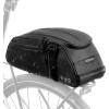 Water Resistant Bike Saddle , 8L Trunk Cycling Back Seat Cargo Carrier Storage Pouch With Shoulder Strap for Travel Commute