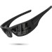 Polarized Sports Sunglasses for Men Women Unbreakable Frame Cycling Fishing Wrap Around Sunglasses UV400 Protection