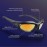 Polarized Motorcycle Riding Goggles, Windproof Cycling Glasses UV400 Outdoor Sports Sunglasses Interchangeable Lenes