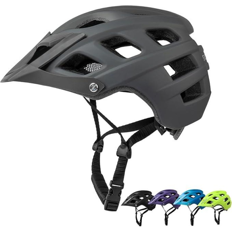 Bike Helmet Mountain Bike Helmet for Adults Lightweight MTB Cycling Helmet for Men Women Adjustable Bicycle Helmet with Visor