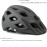 Bike Helmet Mountain Bike Helmet for Adults Lightweight MTB Cycling Helmet for Men Women Adjustable Bicycle Helmet with Visor