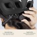 Bike Helmet with LED Safety Light Adjustable Dial & Removable Visor