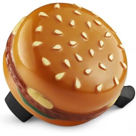 Hamburger Bike Bell – Bicycle Bell for Most Bikes, Also Fit Balance Bike and Scooter, Must Have Cycling Accessory