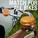Hamburger Bike Bell – Bicycle Bell for Most Bikes, Also Fit Balance Bike and Scooter, Must Have Cycling Accessory