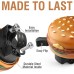 Hamburger Bike Bell – Bicycle Bell for Most Bikes, Also Fit Balance Bike and Scooter, Must Have Cycling Accessory
