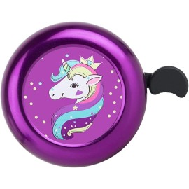 Unicorn Bike Bell for Kids Girls Boys,Adjustable Size Bicycle Bell Bike Accessories for Adult Women Men Clear Sound Bike Horns